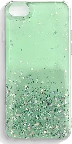 Wozinsky Star Glitter Shiny Glitter Cover Cover with Glitter Xiaomi Redmi Note 9T 5G Green