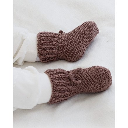 Chocolate Toes by DROPS Design Baby Sokker Strikkeoppskrift str 0 1 mdr 3 4 år