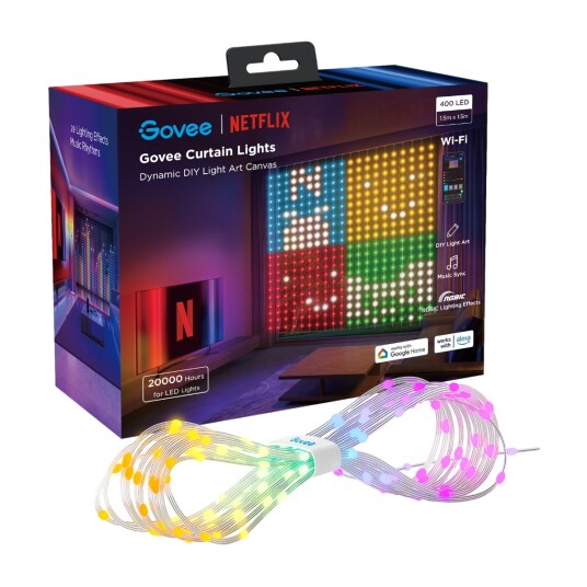 Govee WiFi & Bluetooth Curtain Light Netflix version Govee WiFi & Bluetooth Curtain Light Netflix version