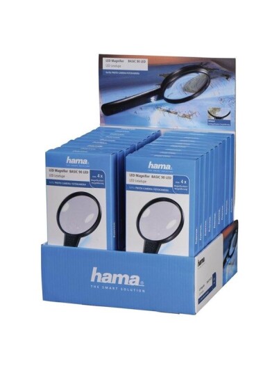 Hama "Basic 90 LED" Reading Magnifier 18 pcs. in display