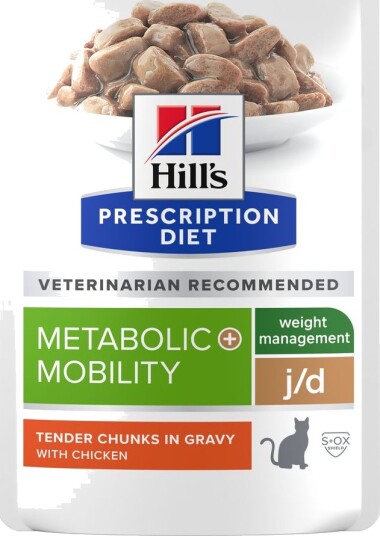 Hill'S Prescription Diet Våtfôr J D Metabolic + Mobility Med Kylling 48 X 85 G Hill'S Prescription Diet Våtfôr J D Metabolic + Mobility Med Kylling 48 X 85 G