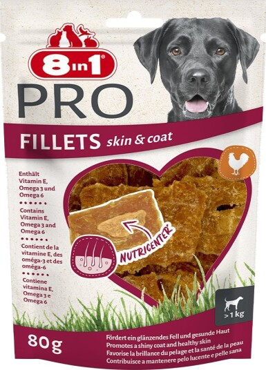 8in1 Fillets Pro Skin & Coat S 4x80g