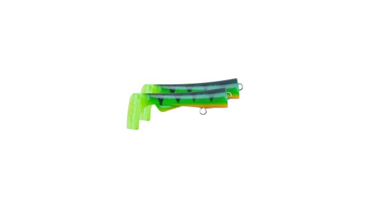 Svartzonker Ugly Louis Junior Paddle tail 2 pack Fire Tiger