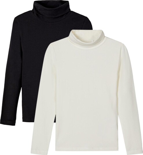 name it Nknviggo 2P Ls Slim Rollneck O Noos - Multi/patterned - 134-140