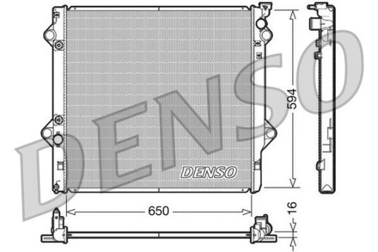Radiator DENSO DRM50036 Radiator DENSO DRM50036