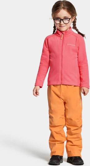 Didriksons Monte Kids Fullzip 9 Peachy Pink (100 / 3 4 år)