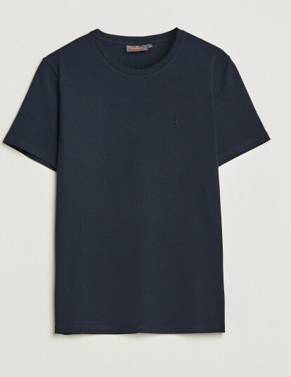 Morris James Crew Neck T Shirt Old Blue