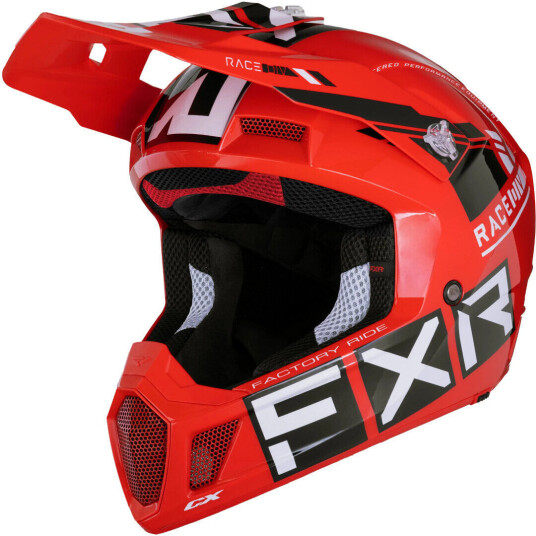 FXR Clutch CX Pro MIPS Motocross Hjelm XS Svart Hvit Rød FXR Clutch CX Pro MIPS Motocross Hjelm XS Svart Hvit Rød