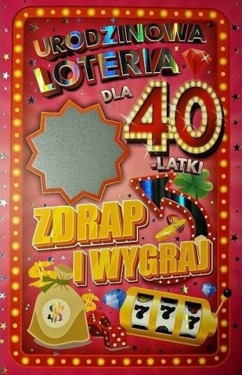 Yeku Kort Bursdag 40 Dame
