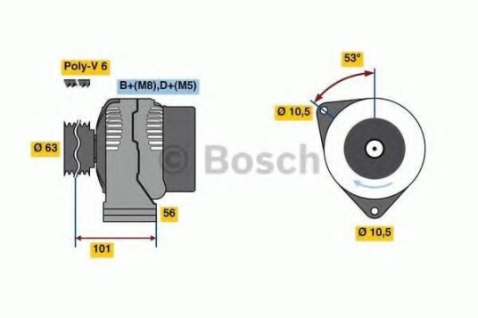 Dynamo BOSCH 0 986 039 760