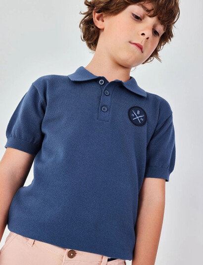 Boboli Polo For Boy  Bci Blue 110