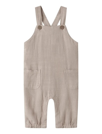 Lil"Atelier Nbmfreddie Loose Overall Lil Beige 56