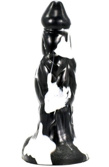 Dildo Wolorz Black-White 23 cm