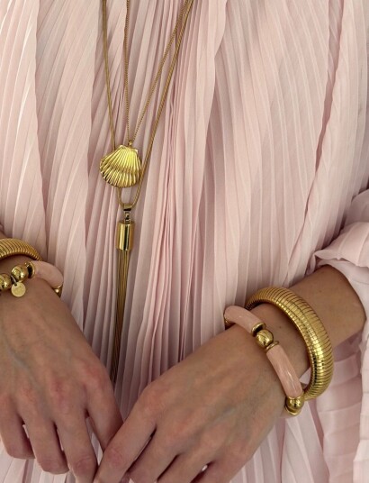 Bud to rose Zoe Large Bracelet Gold Gold ONE SIZE