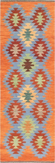 Orientalsk Teppe Hazara Kelim Hand Woven 81 x 241 cm Størrelse: 81 x 241 cm