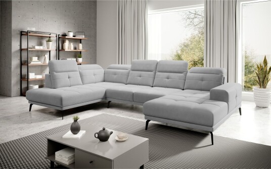 Devender Sofa m. Divan og Sjeselong Beige