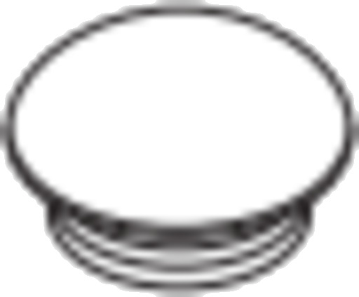 RUND BUFFE 6 MM, GRÅ