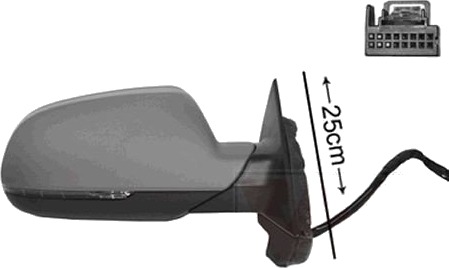 Sidespeil VAN WEZEL 0338816