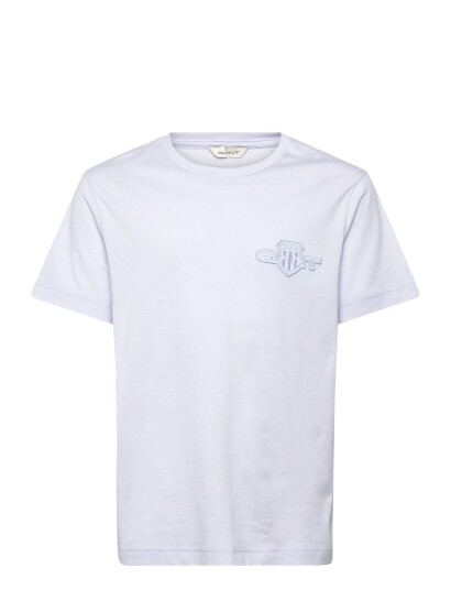 GANT Reg Tonal Shield Ss T Shirt Blue XXL