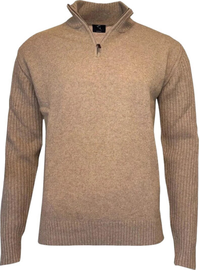 Giovani Herre Strikkevarer Beige S,