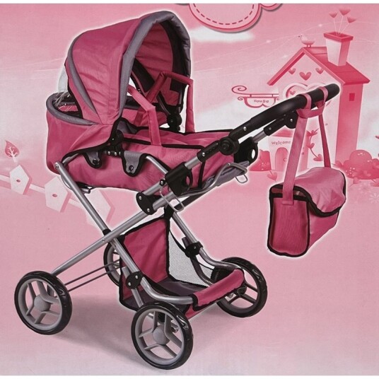 Melobo Stor Kombivogn m/ stelleveske Rosa