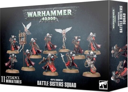 Warhammer 40,000 Adeptus Custodes Battle Sister Squad