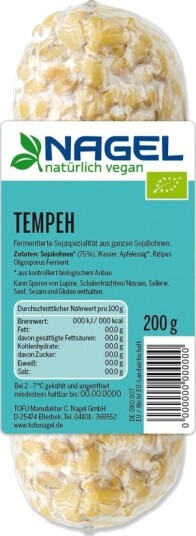 Nagel økologisk tempeh 200 g