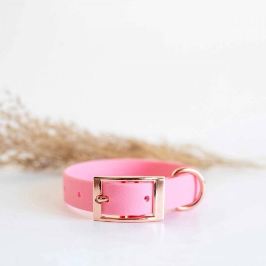 Tyylivoitto Classy Hundehalsbånd Lysrosa (Xs)