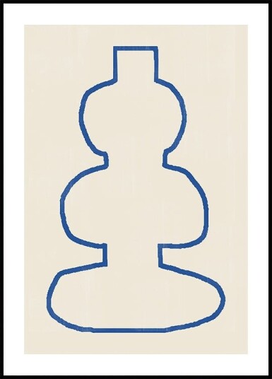Abstract Silhouette Plakat Plakat / 100x150cm