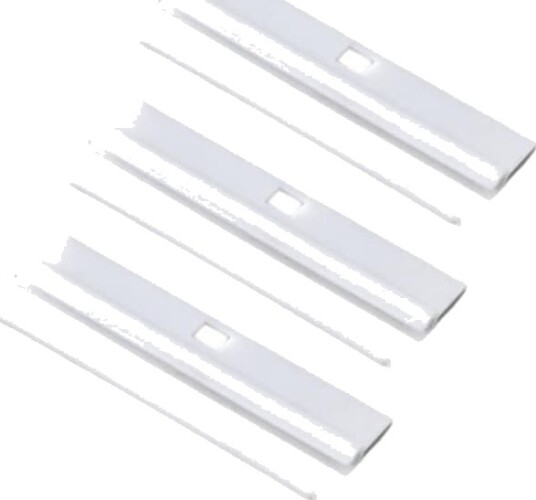 Vertikal Persiennhängare 5\" 127mm Ersättning Vita Hängare för Lameller Louvre DIY Justerbara Vertikala Persienntillbehör 20 pack Vertikal Persiennhängare 5\" 127mm Ersättning Vita Hängare för Lameller Louvre DIY Justerbara Vertikala Persienntillbehör 20 pack