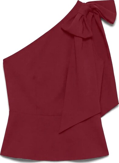 Vero Moda Vmevelin Sl Top Wvn Pa BIKING RED M