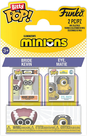 Funko Funko Bitty Pop 2Pk Minions K & M Multi/patterned ONE SIZE