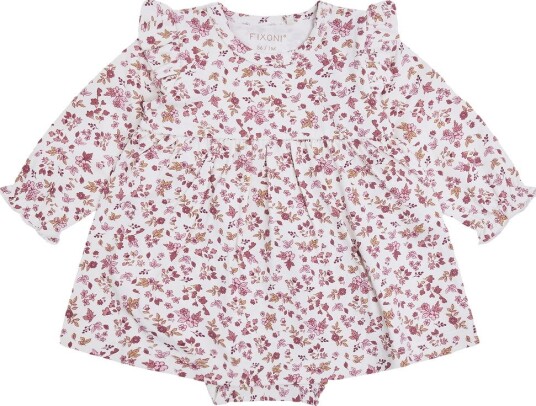 Blå Kjole Nostalgi Rose Blå 2 år (92) Kjole Hvit Lilla Rosa