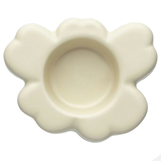 Marimekko Unikko Telysholder 10 cm Stengods Beige