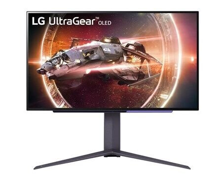 LG UltraGear 27" OLED Gamingskjerm 2560x1440 240Hz HDR Sort