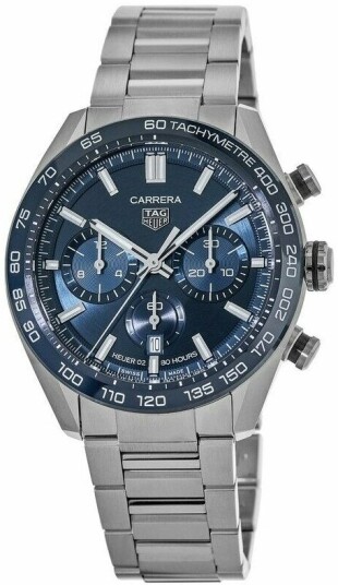 TAG Heuer Herreklokke CBN2A1A.BA0643 Carrera Blå/Stål Ø44 mm