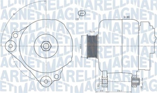 MAGNETI MARELLI 063731992010 Dynamo MAGNETI MARELLI 063731992010 Dynamo