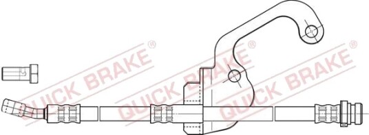Bremseslange QUICK BRAKE 50.838X