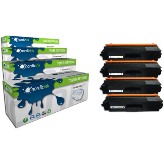 Nordicink Multipack - 4 st kompatibla toners BK/C/M/Y NT-CB315PK