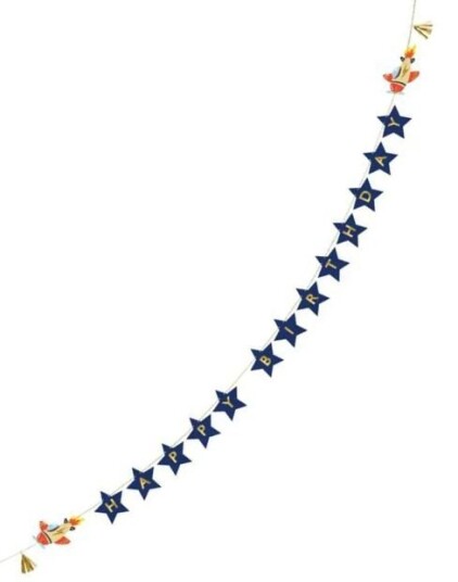 Happy Birthday Bursdagsbanner 2,5 meter Propeller Party