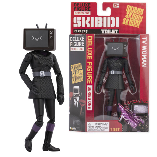 Skibidi Toilet S1 Deluxe Figur 15cm TV Woman