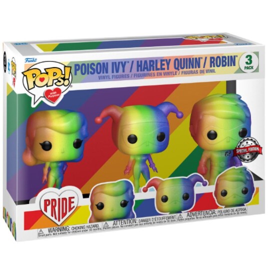 Funko POP! With Purpose: Pride 3-pakning med figurer Funko POP! With Purpose: Pride 3-pakning med figurer