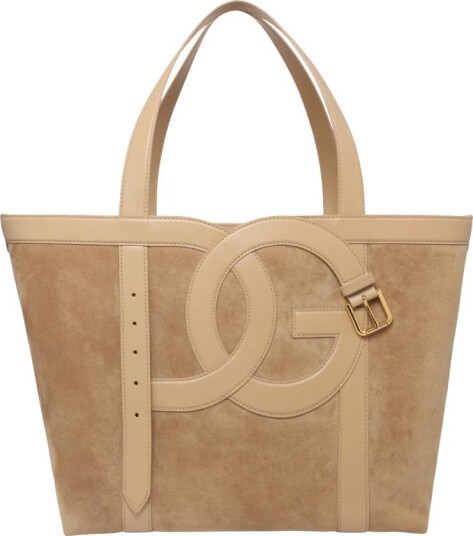 Dolce & Gabbana, Dame, Vesker, Beige, ONE SIZE,