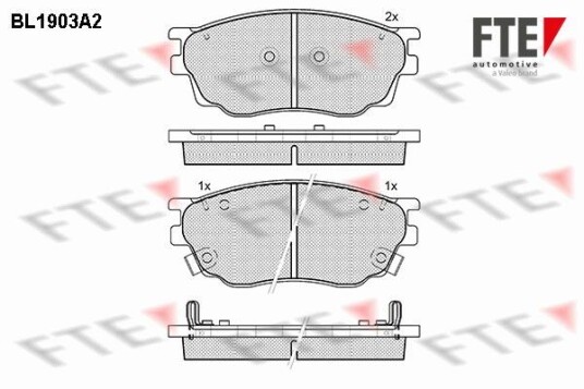 Bremseklosser FTE 9010492