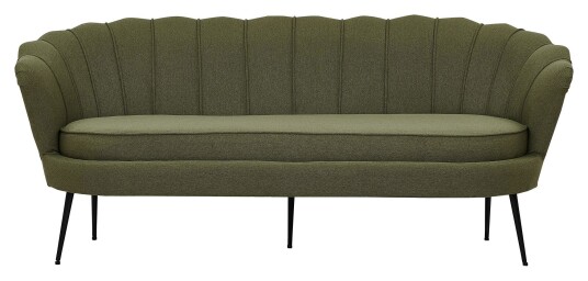 Venture Home Design Calais 3-pers. Sofa, Dusty Green Stoff m. Svarte ben 1717464-01-0 1616135-02-0 Venture Home Design Calais 3-pers. Sofa, Dusty Green Stoff m. Svarte ben 1717464-01-0 1616135-02-0