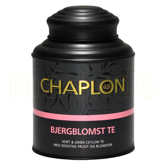 Chaplon Bjergblomst Sort/Grøn Te i Dåse Ø - 160 g