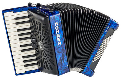Hohner Bravo II 48 Blå silent key