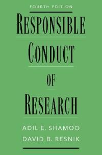 Shamoo Adil E. Responsible Conduct of Research