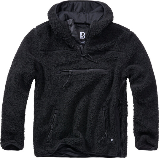 Brandit Teddyfleece Worker Genser XL Svart Brandit Teddyfleece Worker Genser XL Svart