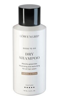 Löwengrip Good To Go Tørrsjampo Caramel & Cream 100ml - Vegansk, Volumgivende, Pleiende Löwengrip Good To Go Tørrsjampo Caramel & Cream 100ml - Vegansk, Volumgivende, Pleiende